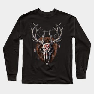 Wendigo Skull Long Sleeve T-Shirt